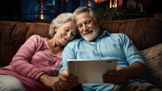 Confident retiree outdoors, representing peace of mind